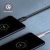 AXAGON BUCM3-AM10AB Kabel USB-C - USB-A 3.2 Gen 1, 1m, 3A, ALU, oplot, Czarny